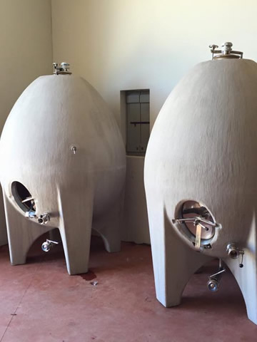 egg shaped wine tank