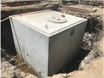 underground precast water tank